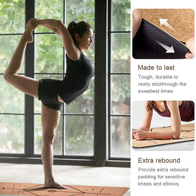 Cork & Natural Rubber Yoga Mat